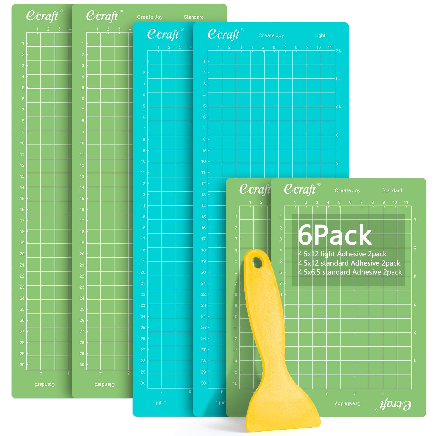 Amazon.co.jp: Ecraft Cricut Joy用カッティングマット - 6パック